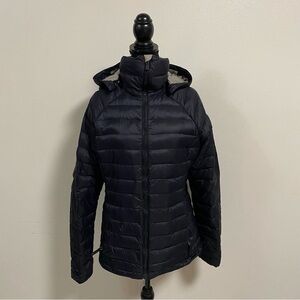 Burton AK Jacket Women’s Medium Black Baker Insulator Hooded Down Jacket Puffer